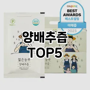 양배추즙 추천 TOP5 가성비 제품